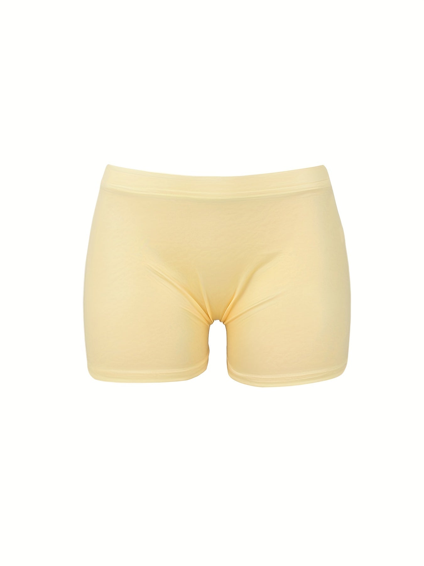 Letter Print Skinny Yoga Shorts for Women