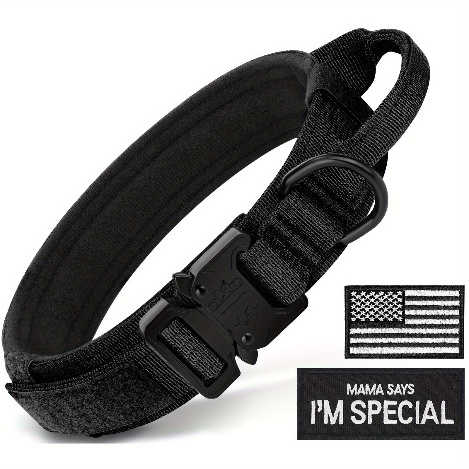 Taglory Strong Tactical Dog Collar with Handle