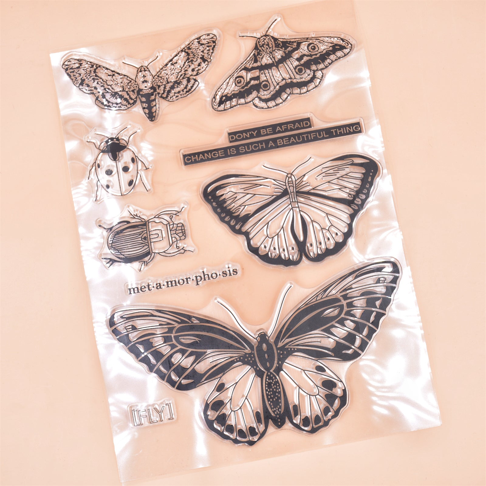 Butterfly Silicone Stamps for Crafting