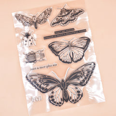 Butterfly Silicone Stamps for Crafting