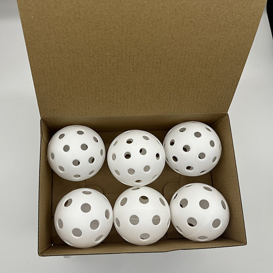 6pcs Pickleball 40 Holes 26g Pick ball Set 3pcs 40 3pcs 26 hole Pickle Ball