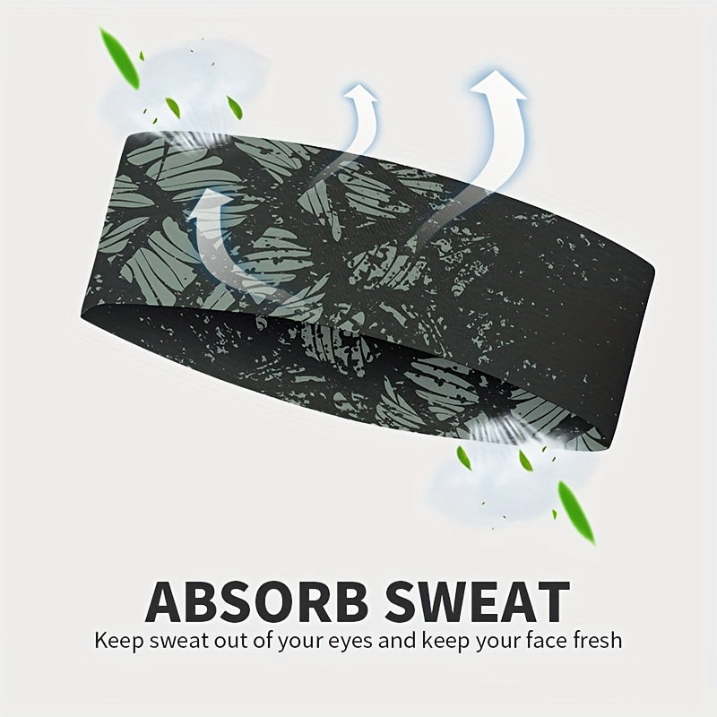 Moisture Wicking Non Slip Headband for Running Yoga Sports