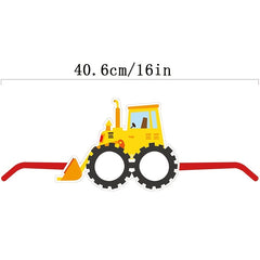 12pcs Engineering Car Party Glasses Pack