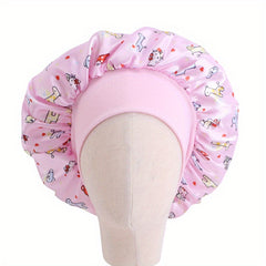 Kids Sleeping Bonnet Hat for Long Hair