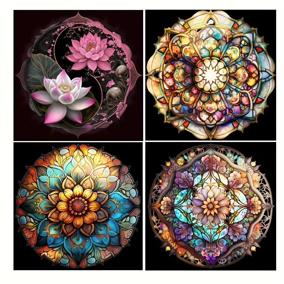 Flower Diamond Painting Kit DIY 5D Diamond Art