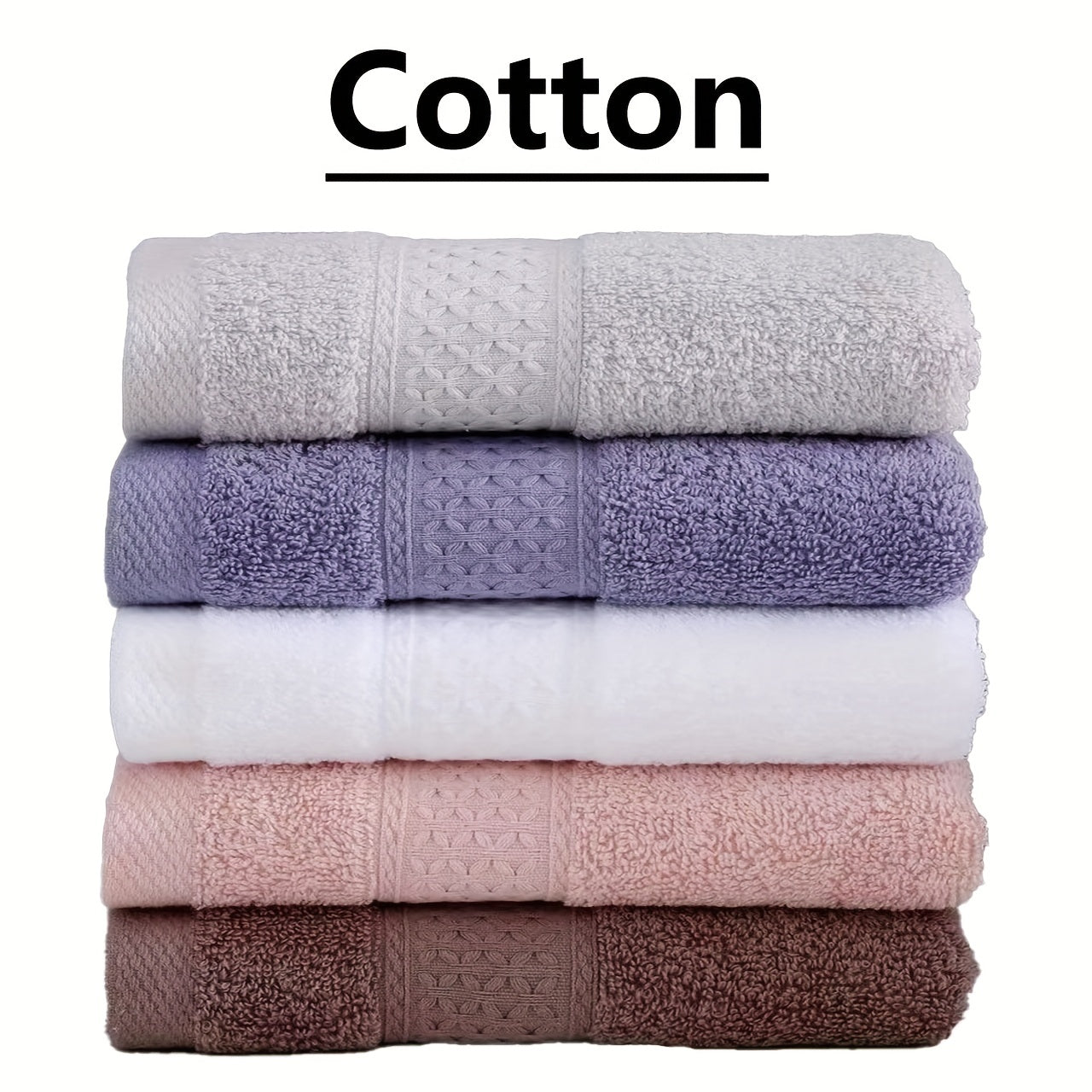 Multicolor Face Towel Camping Makeup Removal Soft Sweat Absorbent Towel