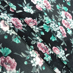 1yd Comfortable Chiffon Fabric for DIY Clothes Pants Dress - Cut Size