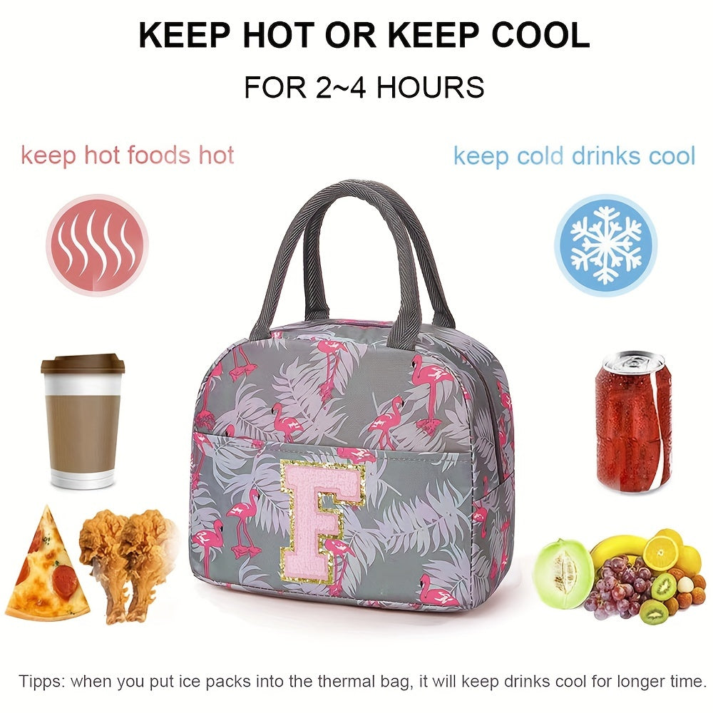 Insulated Lunch Bag Cooler Pouch Handbag For Women Teenagers Workers