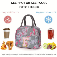 Insulated Lunch Bag Cooler Pouch Handbag For Women Teenagers Workers