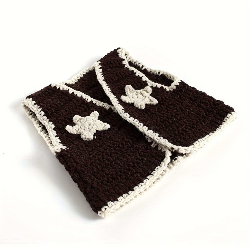 Newborn Cowboy Photo Prop Knitting Costume