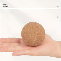 Cork Massage Ball: Soothe Muscle Tension for Yoga & Travel
