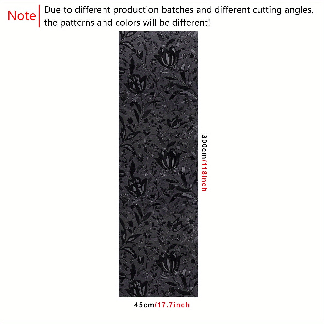 Tulip Pattern Stained Glass Window Privacy Film