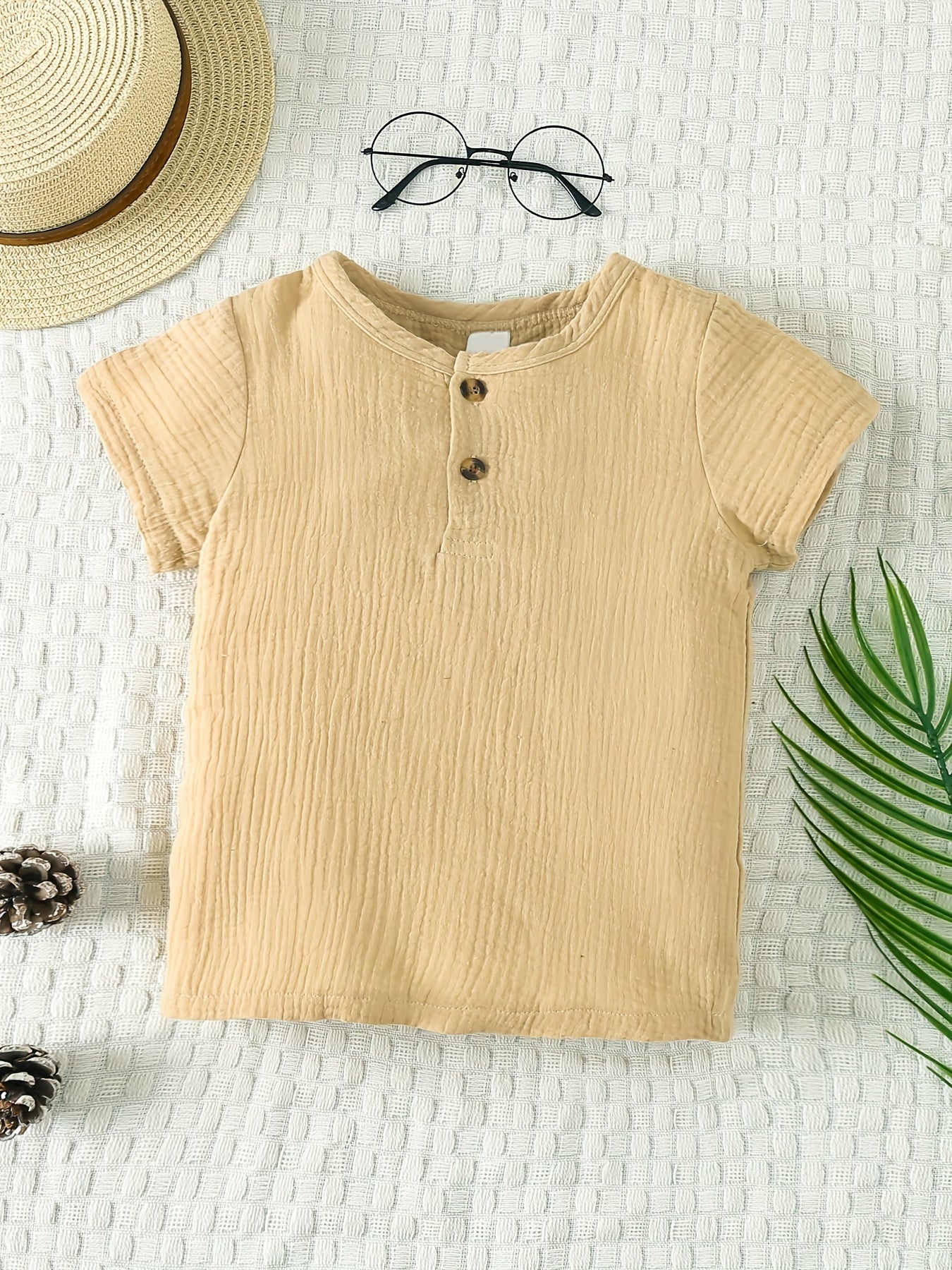 Girls Short Sleeve Crew Neck T-shirt for Summer Holiday Kids Clothes