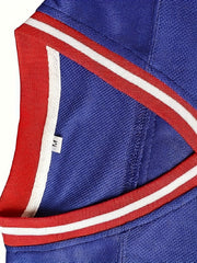 Men's Stripe Long Sleeve Ice Hockey Jersey Retro Classic Embroidery