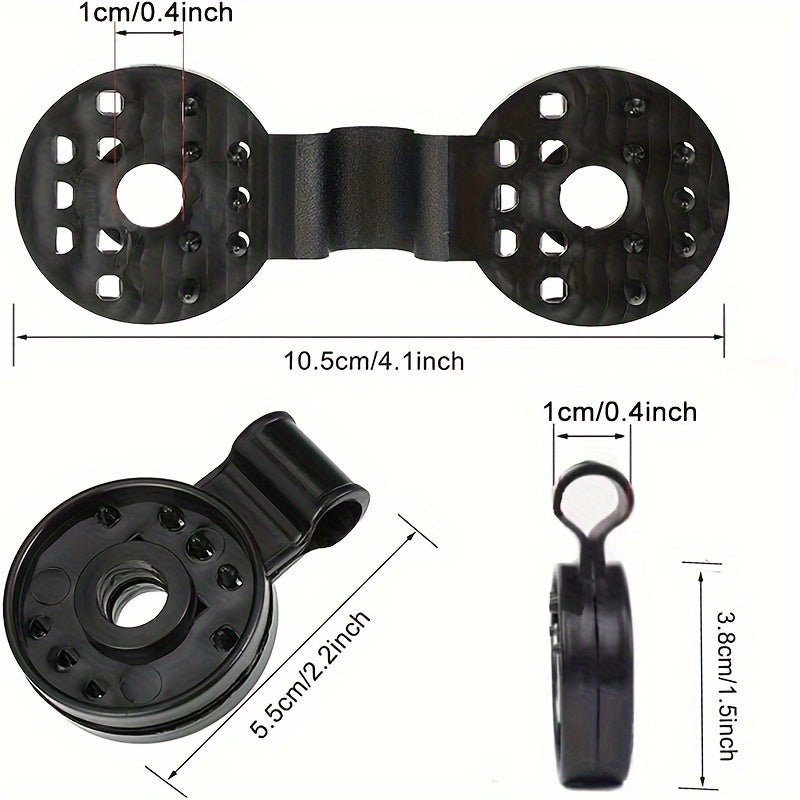 20pcs Heavy Duty Cloth Clamps for Nets, Reusable Plastic Clip