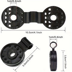 20pcs Heavy Duty Cloth Clamps for Nets, Reusable Plastic Clip