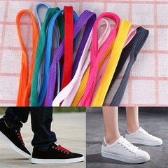 12 Pairs Replacement Flat Shoelaces for Sports Shoes Boots Sneakers Skates