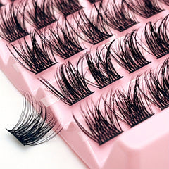 10 Rows D Curling Self Grafting Lashes Cluster