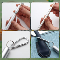 Portable Telescopic Straw Set Stainless Steel