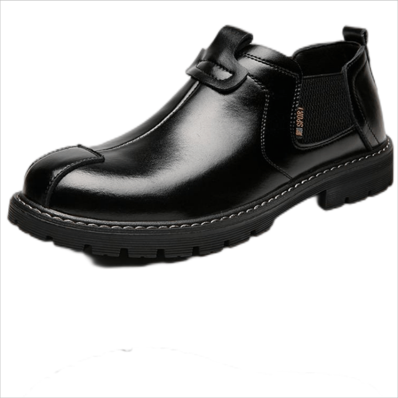 Men's Comfy Loafer Shoes with Elastic Panel