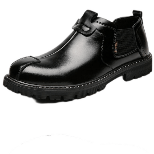 Men's Comfy Loafer Shoes with Elastic Panel