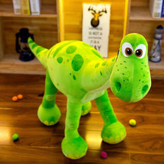Soft Green Dinosaur Plush Toy with Expressive Eyes Animal Stuffed Toy