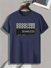 Men's Comfy T-shirt Active Stretch Breathable Tee For Summer