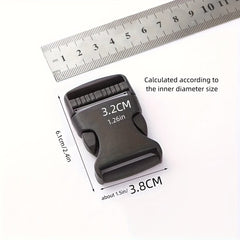 4pcs Plastic School Bag Buckle Backpack Strap Adjustment Buckle