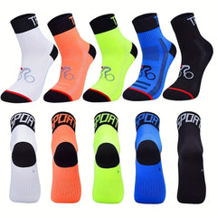 3 Pairs Non Slip Nylon Socks for Cycling Running Fitness Sports