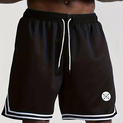 Men's Drawstring Basketball Shorts Lightweight Athletic Shorts