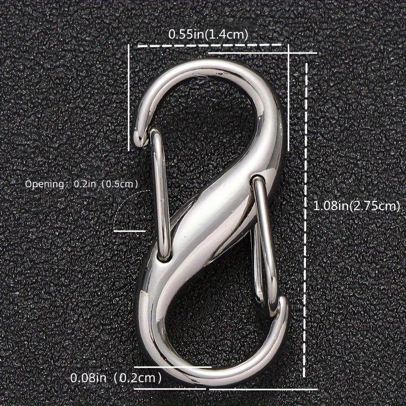 S-Shaped Spring Buckle Mountaineering Buckle for DIY Bag Accessory