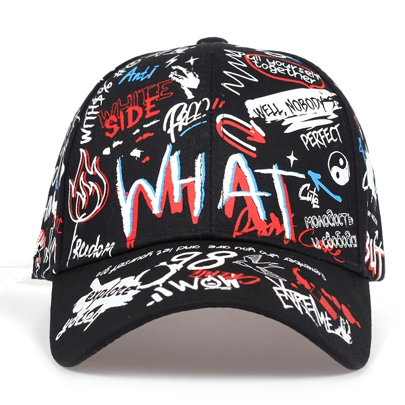 Men's Graffiti Baseball Cap Casual Sun Hat