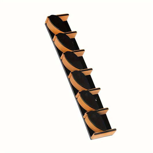 Wall Mounted Fishing Rod Holder for Convenient Storage of Fishing Gear