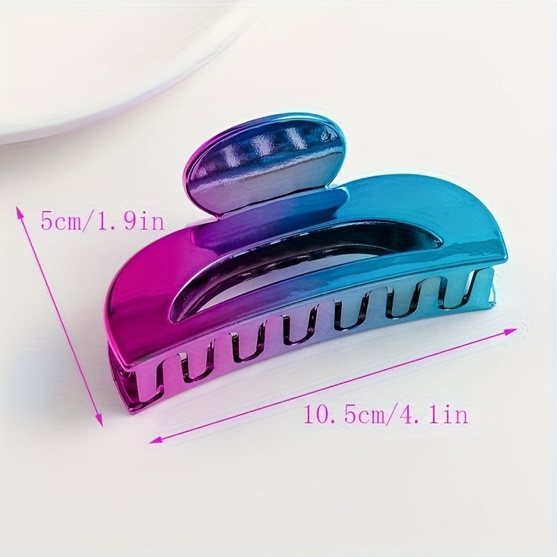 4pcs Block Hair Clip Claw Clip Headwear Hair Accessories For Girls