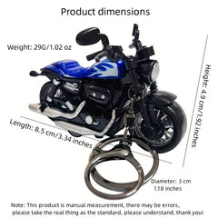 Hip Hop Motorcycle Doll Keychain For Men