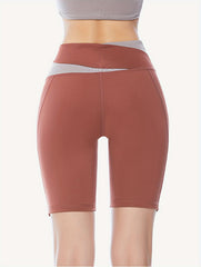 High Waist Seamless Yoga Shorts for Women