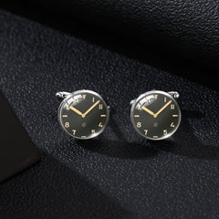 Nordic Clock Men's Cufflinks