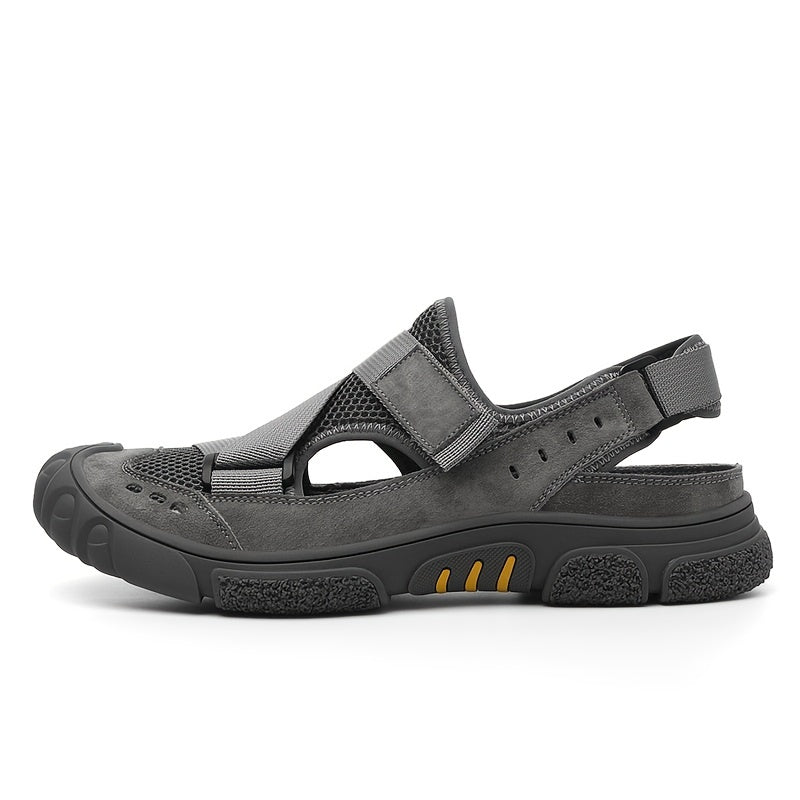 Men Non Slip Sandals Durable Quick Dry Closed Toe Beach Shoes Summer