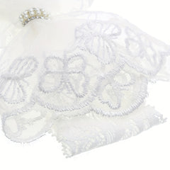 Lace Bow Headband for Newborn Girls - Cute Hair Accessory
