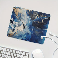 Golden Marble Mouse Pad Waterproof Anti-slip Rubber Base for Office Home Laptop