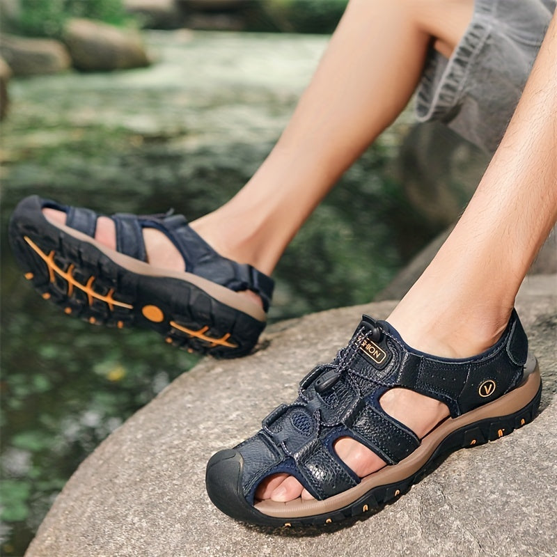 Men's Closed Toe Sandals for Hiking Beach Spring Summer