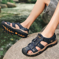 Men's Closed Toe Sandals for Hiking Beach Spring Summer