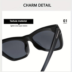 Vintage Cat Eye Sunglasses Large Frame Stylish UV400 Sunshade Eyewear