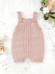 Baby Boys Sleeveless Knit Romper Jumpsuit