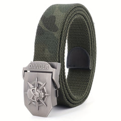 Skeleton Buckle Belts for Men Casual Belt for Jeans Pants Clothing Accessories