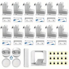 10 Magnetic Baby Safety Locks 2 Keys Easy Installation