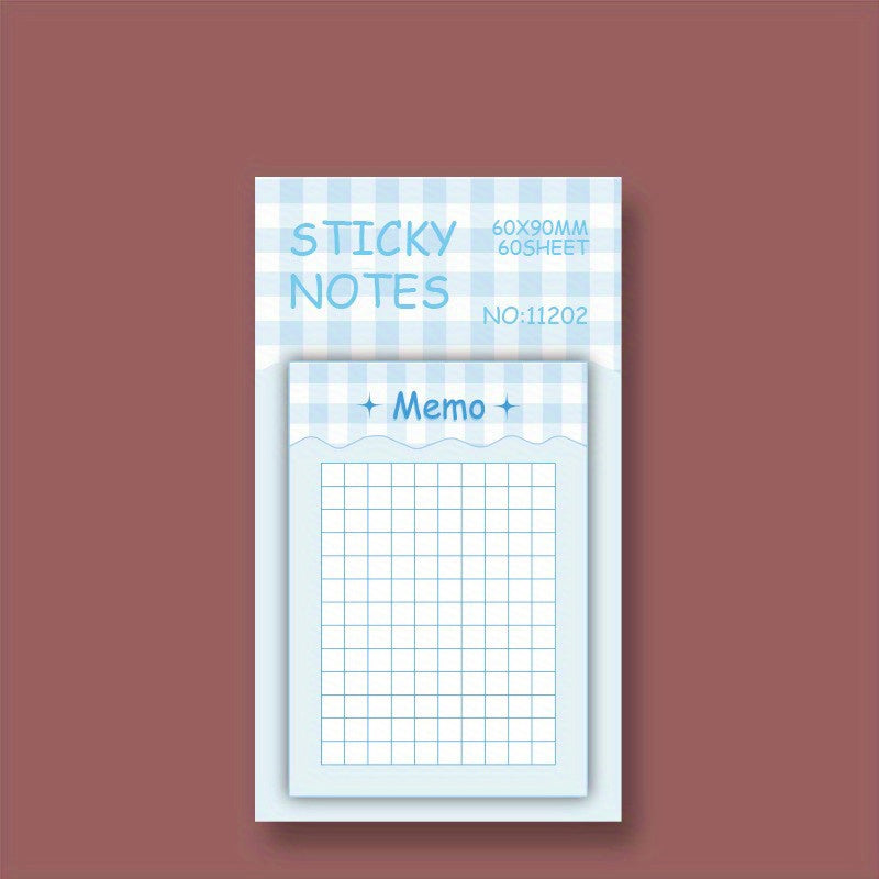 Cartoon Student Memo Notebook with Sticker