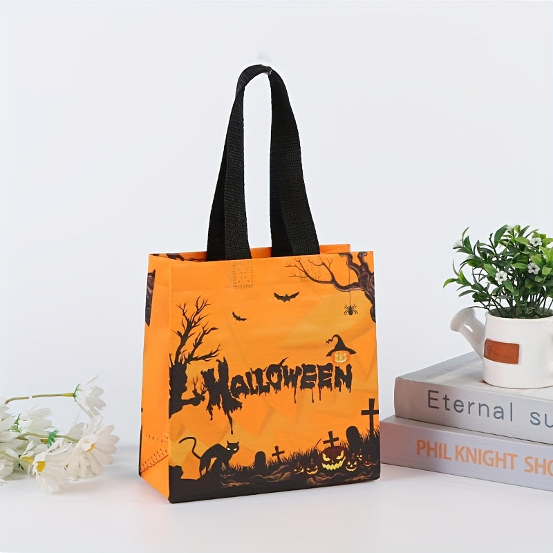 Halloween Trick Or Treat Bags Tote Bags With Webbing Handles