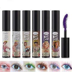 4 Colors Mascara Brown Purple Colorful Long Lasting Natural Brightening Makeup