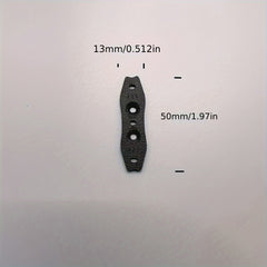 50pcs 2mm Microfiber Slingshot Pit Pouch With Double Pits & Hole for Locating